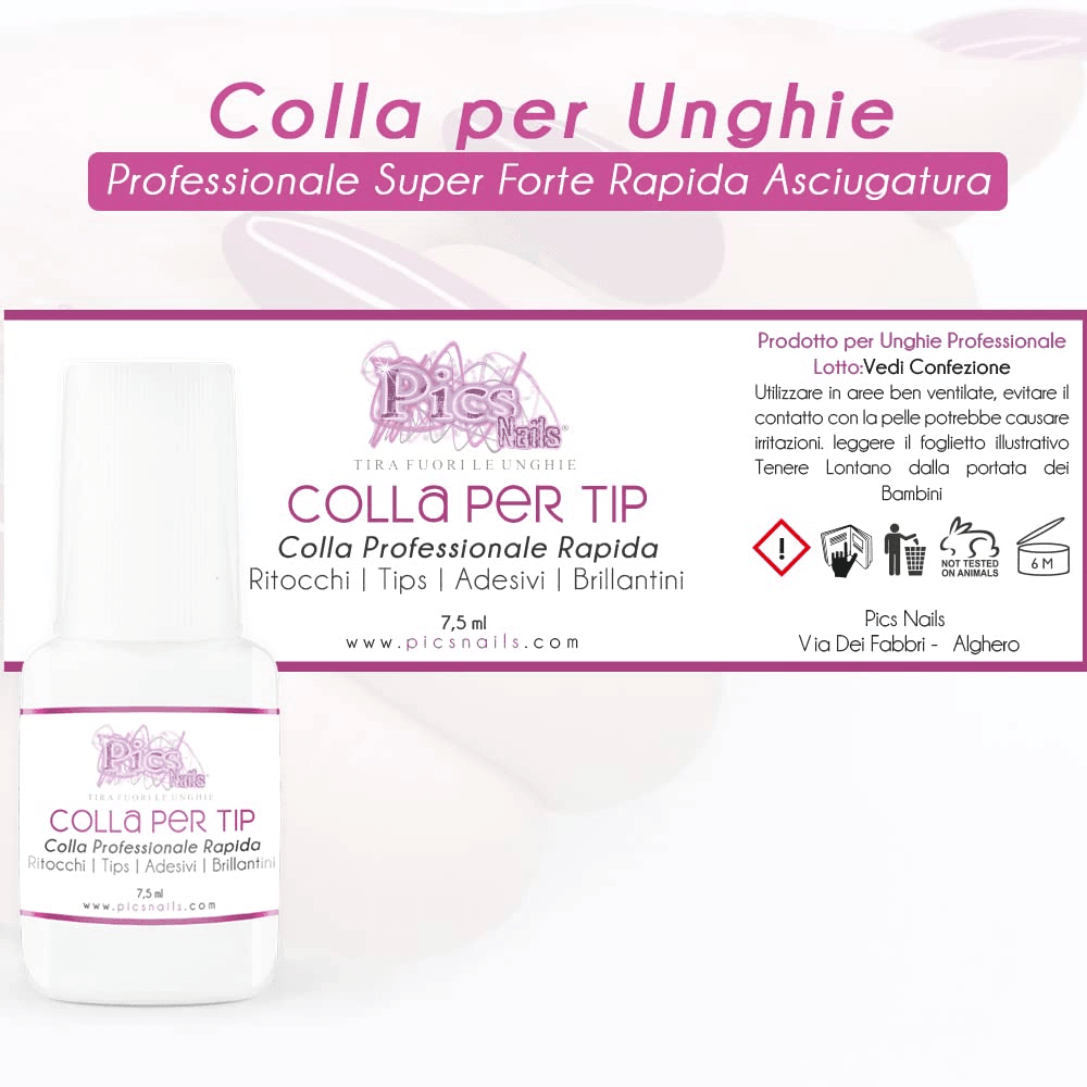 Colla per Unghie Professionale Extra Forte 7,5 g - VirtuousWares:Global