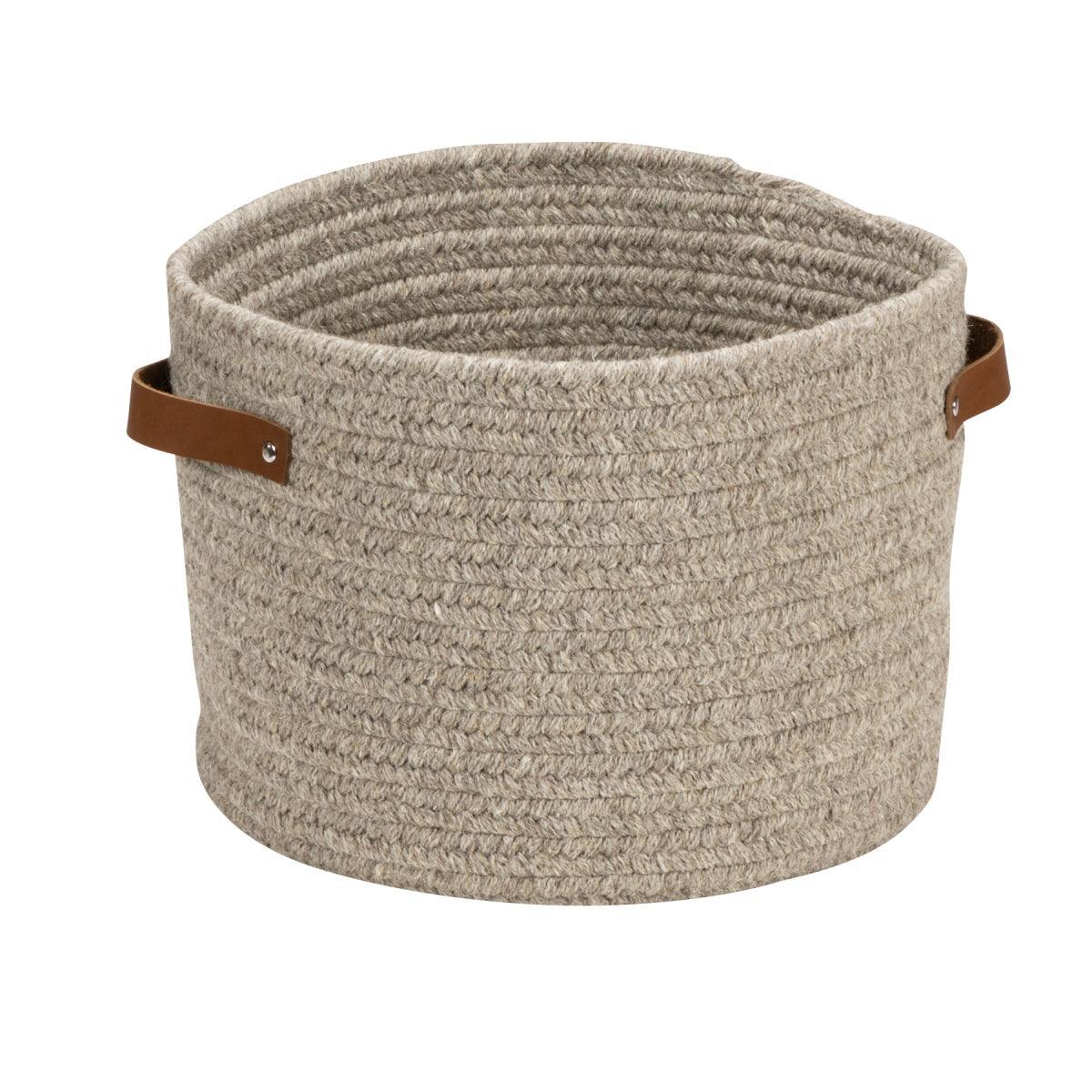 Colonial Mills LR16A014X010 14 x 14 x 10 in. Monaco Basket, Grey - VirtuousWares:Global