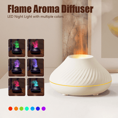 Colorful Portable Air Humidifier Flame Aroma Diffuser - VirtuousWares:Global