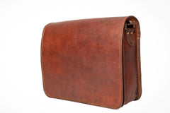 Combo Of 2 , Brown Leather Backpack And Laptop Briefcase . - VirtuousWares:Global