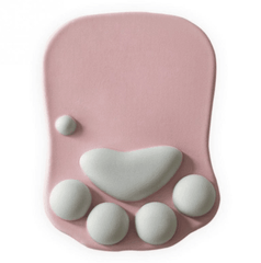 Comfortable Office Desk Cat Paw Wrist Support Mouse Pad - VirtuousWares:Global