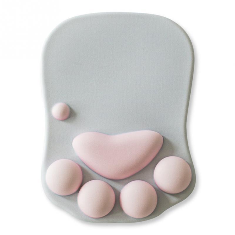Comfortable Office Desk Cat Paw Wrist Support Mouse Pad - VirtuousWares:Global