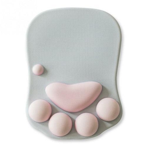 Comfortable Office Desk Cat Paw Wrist Support Mouse Pad - VirtuousWares:Global