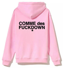 Comme Des Fuckdown Pink Cotton Sweater - VirtuousWares:Global