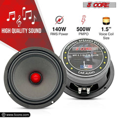 Copy of 5 Core 2pcs Speaker Woofer with Super Bullet Tweeter, Max - VirtuousWares:Global