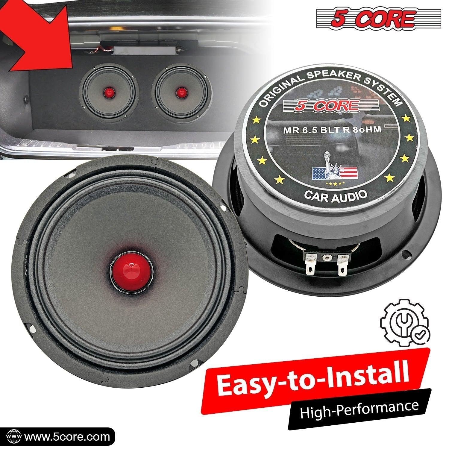 Copy of 5 Core 2pcs Speaker Woofer with Super Bullet Tweeter, Max - VirtuousWares:Global