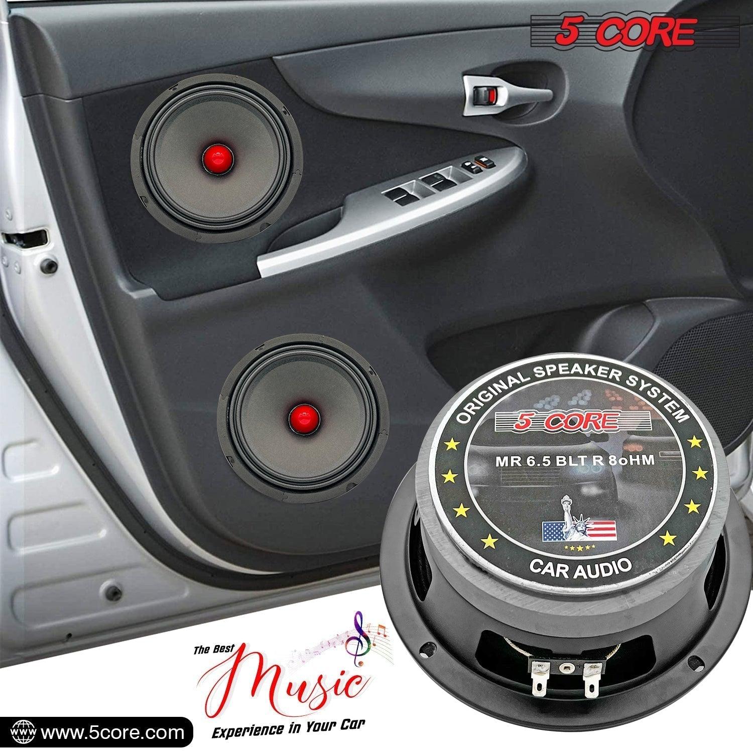 Copy of 5 Core 2pcs Speaker Woofer with Super Bullet Tweeter, Max - VirtuousWares:Global