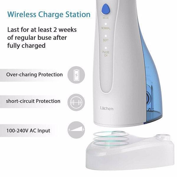 Cordless Water Flosser Dental Oral Irrigator Portable Wireless Charge - VirtuousWares:Global