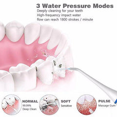 Cordless Water Flosser Dental Oral Irrigator Portable Wireless Charge - VirtuousWares:Global