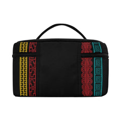 Cosmetic Bag, Geometric - Multicolortravel Case - VirtuousWares:Global