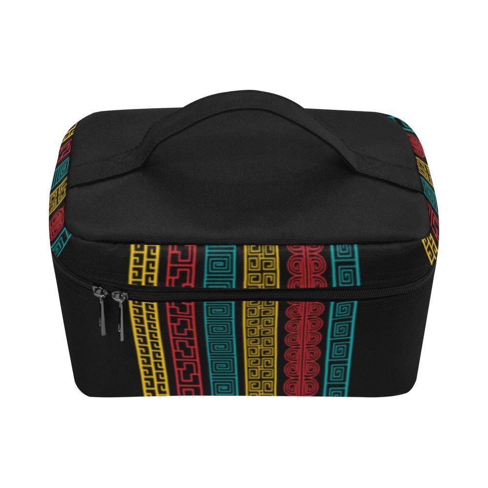 Cosmetic Bag, Geometric - Multicolortravel Case - VirtuousWares:Global