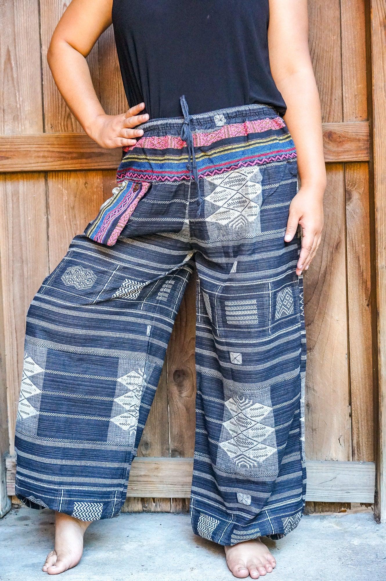 Cotton Women Tribal Boho Pants Hippie Pants - VirtuousWares:Global