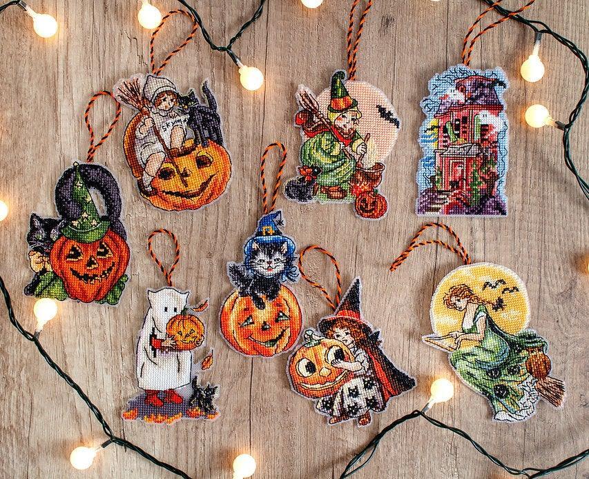 Counted Cross Stitch Kit Halloween Toys L8008 - VirtuousWares:Global