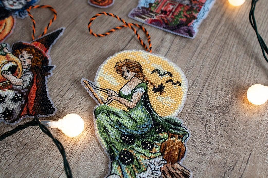 Counted Cross Stitch Kit Halloween Toys L8008 - VirtuousWares:Global