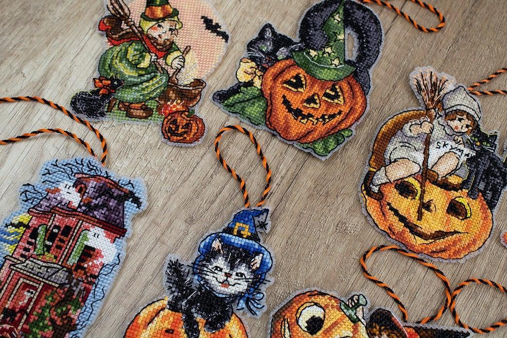 Counted Cross Stitch Kit Halloween Toys L8008 - VirtuousWares:Global