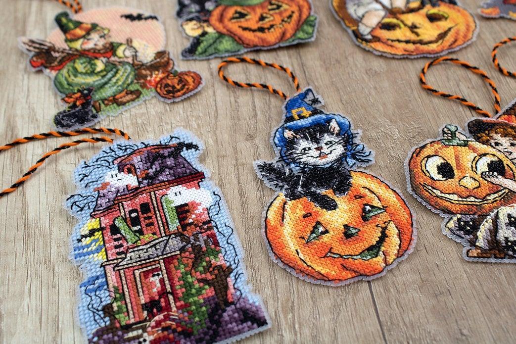 Counted Cross Stitch Kit Halloween Toys L8008 - VirtuousWares:Global