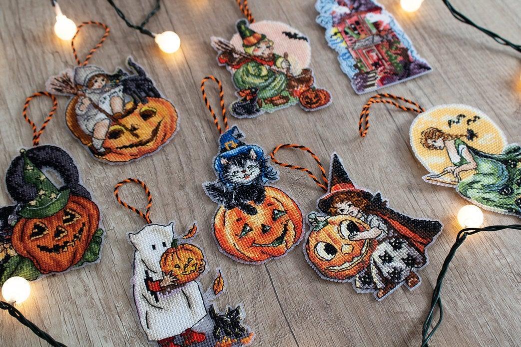 Counted Cross Stitch Kit Halloween Toys L8008 - VirtuousWares:Global