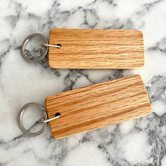 Couples Engraved Wood Keychain - VirtuousWares:Global