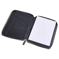 Creative Gifts International 002319 Leatherette Zippered Notepad Case& - VirtuousWares:Global