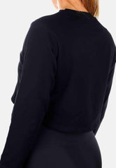 Crop Hoodie ICON - black - Damen - VirtuousWares:Global