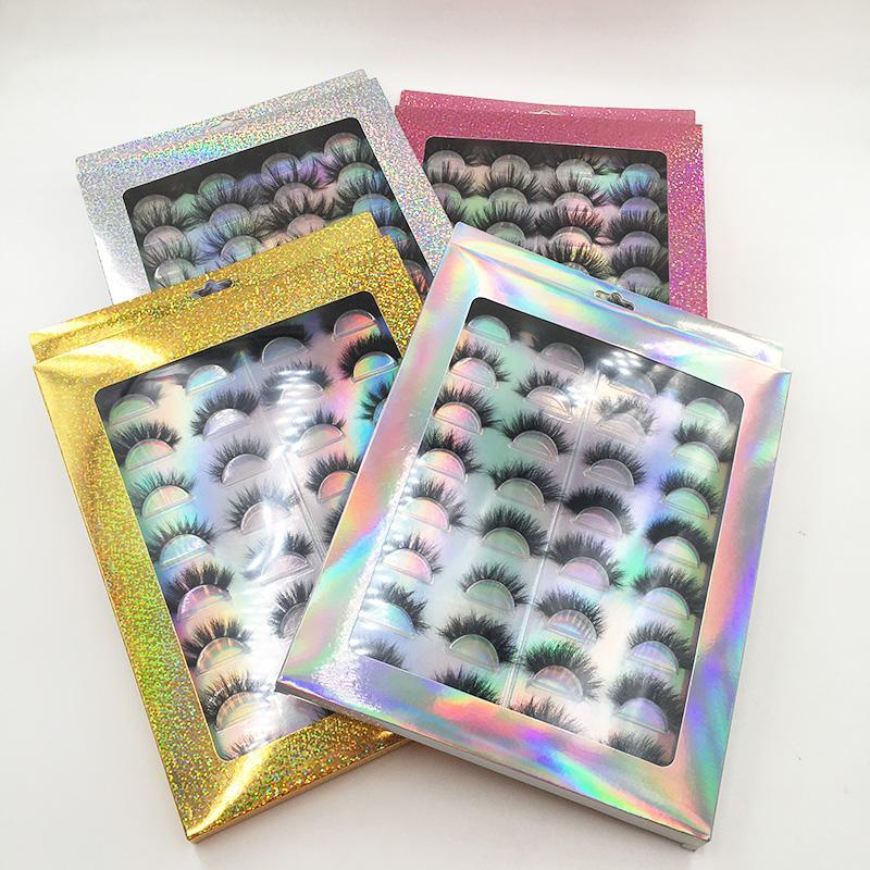 Cruelty Free Dramatic Fluffy Eyelashes Holographic Glitter 16pairs - VirtuousWares:Global