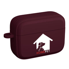 Custom Logo HDX Maroon Case Cover for Apple AirPods Gen 1, 2, 3 & Pro - VirtuousWares:Global
