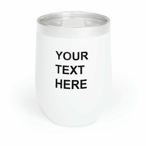 Custom Logo on a Wine Tumbler, Team Logo Here Wine Tumbler, Personaliz - VirtuousWares:Global