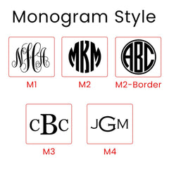 Custom Monogram HD Black Watch Band Compatible with Apple Watch - VirtuousWares:Global