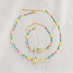 Customized Butterfly Heart Name Necklace - Sexikinis Swim - VirtuousWares:Global