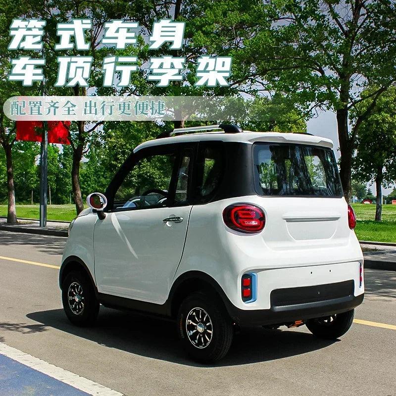 Customized electric four-wheeled vehicle, adult home old man, le scooter, lady pick-up and drop-off children, 4-wheel multi - VirtuousWares:Global