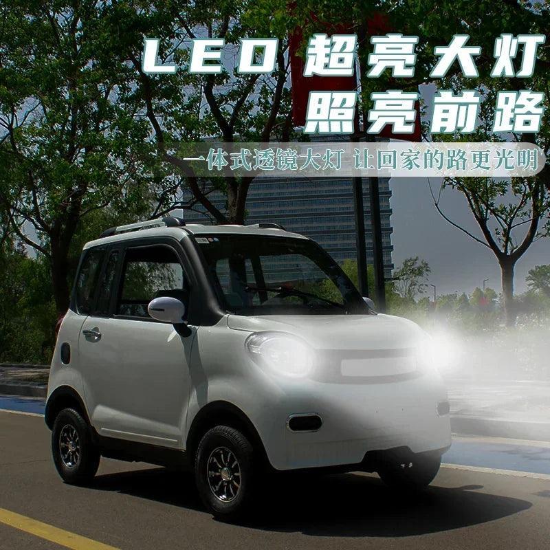 Customized electric four-wheeled vehicle, adult home old man, le scooter, lady pick-up and drop-off children, 4-wheel multi - VirtuousWares:Global