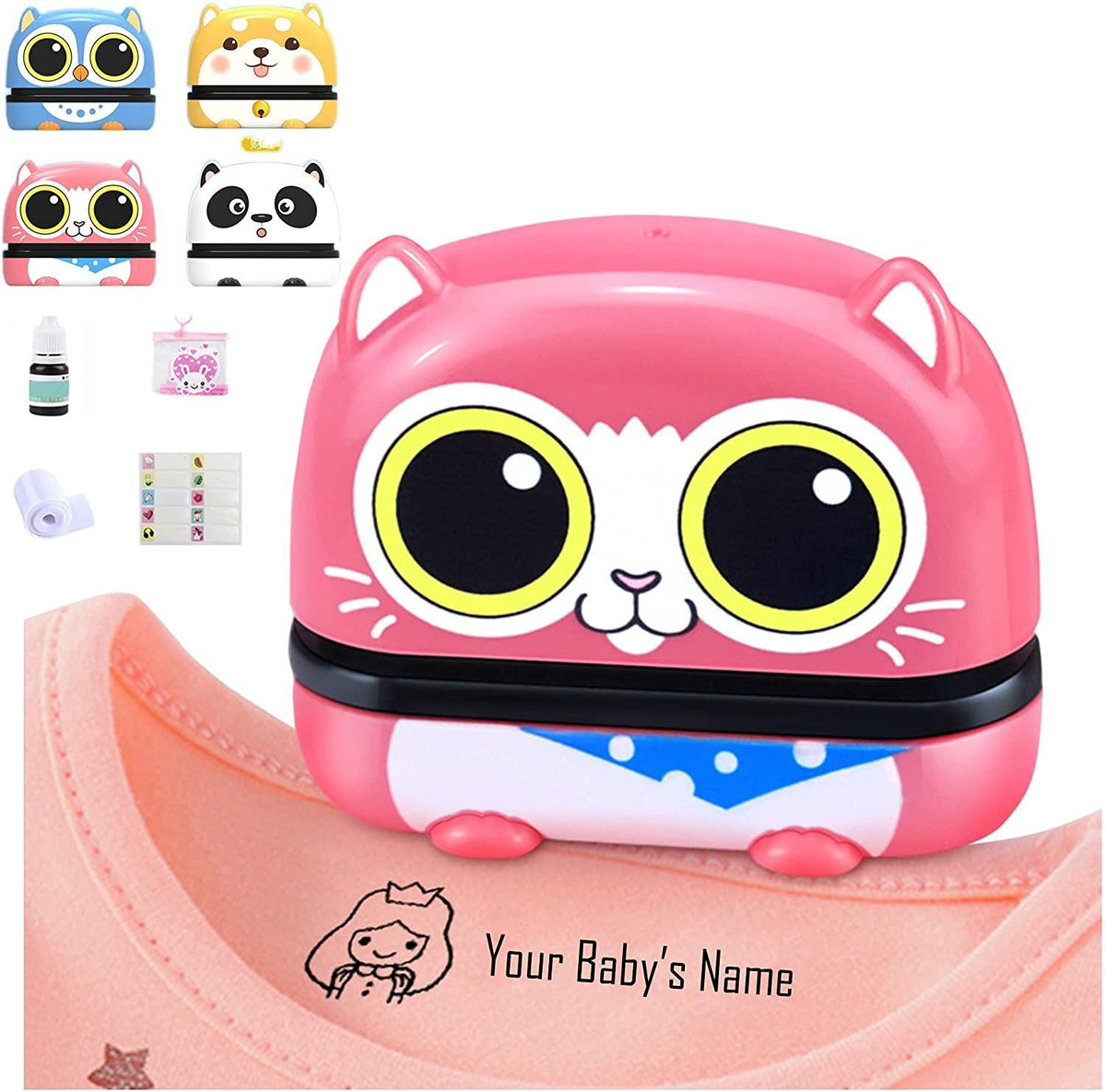 Cute Cartoon Children Seal Student Name Stamp Custom Name Seal - VirtuousWares:Global