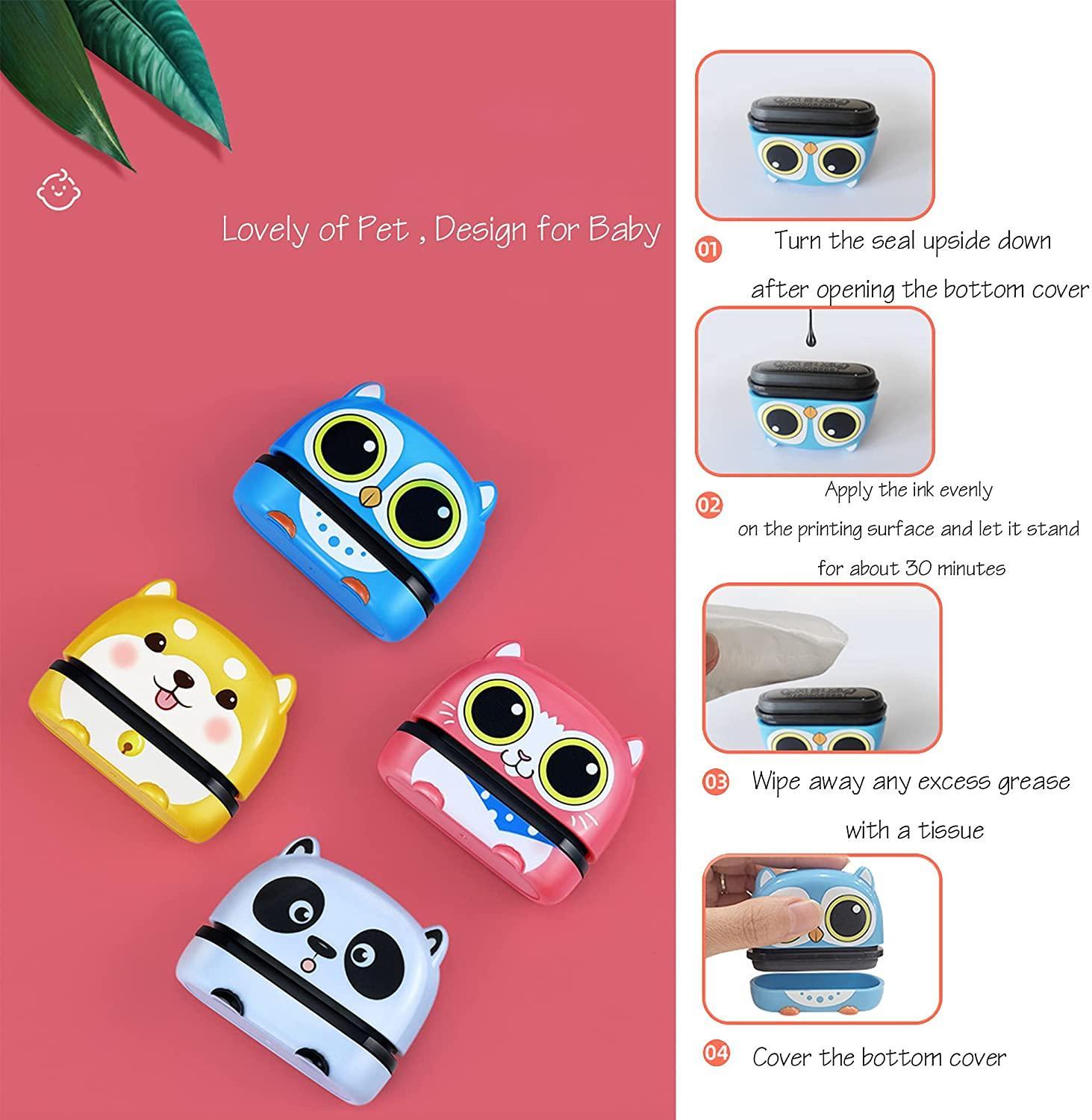 Cute Cartoon Children Seal Student Name Stamp Custom Name Seal - VirtuousWares:Global