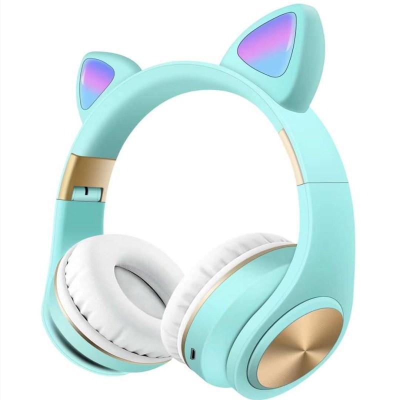 Cute Cat Ear Style Wireless Bluetooth Light Headset - VirtuousWares:Global