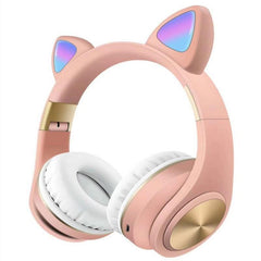 Cute Cat Ear Style Wireless Bluetooth Light Headset - VirtuousWares:Global