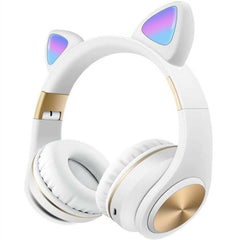 Cute Cat Ear Style Wireless Bluetooth Light Headset - VirtuousWares:Global