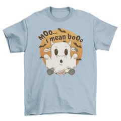 Cute Halloween cow ghost t-shirt - VirtuousWares:Global