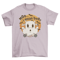 Cute Halloween cow ghost t-shirt - VirtuousWares:Global