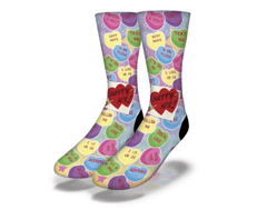 Cute Valentine's Day NSFW CANDY HEARTS Socks - VirtuousWares:Global