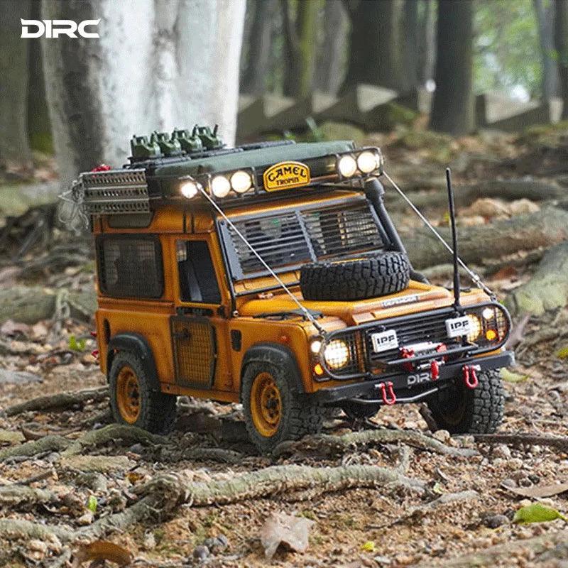 D1RC D90 Defender Camel Trophy 1/10 Scale Offroad Crawler Remote Control Truck for Adults-Hobby Grade RC Car, Electric model toy - VirtuousWares:Global