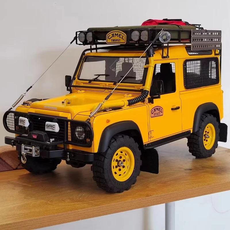 D1RC D90 Defender Camel Trophy 1/10 Scale Offroad Crawler Remote Control Truck for Adults-Hobby Grade RC Car, Electric model toy - VirtuousWares:Global