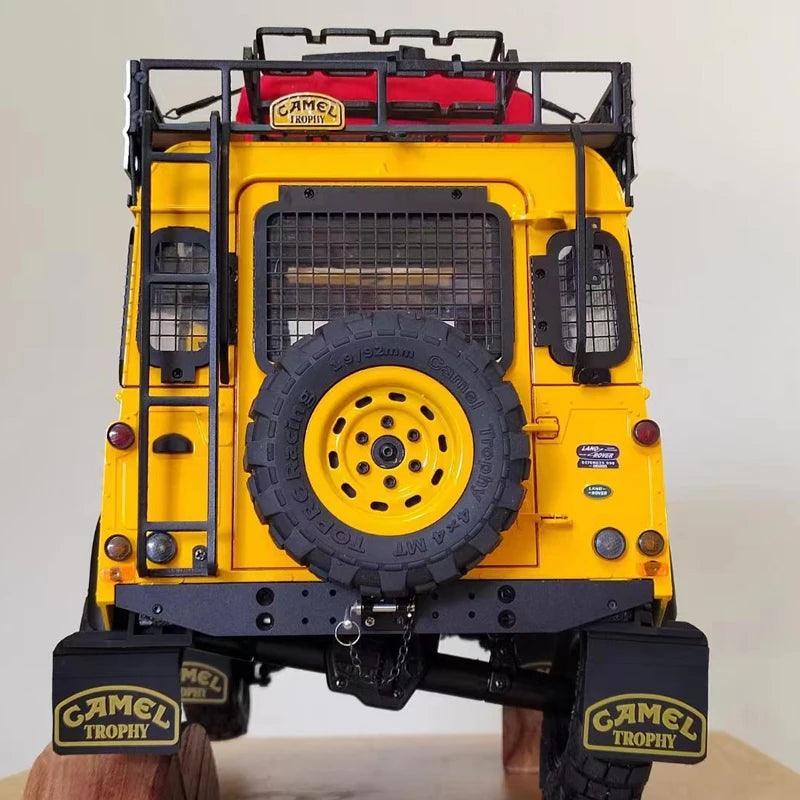 D1RC D90 Defender Camel Trophy 1/10 Scale Offroad Crawler Remote Control Truck for Adults-Hobby Grade RC Car, Electric model toy - VirtuousWares:Global
