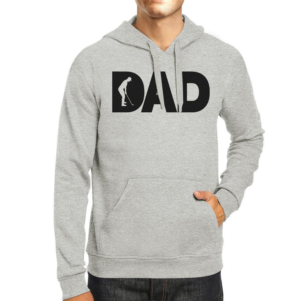 Dad Golf Unisex Grey Hoodie Funny Design Hoodie - VirtuousWares:Global