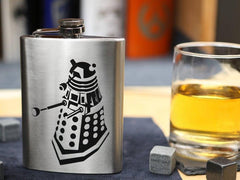 Dalek - Stainless Steel Hip Flask - VirtuousWares:Global
