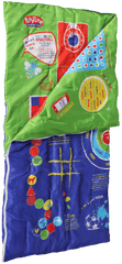 Playtime Reversible Slumber Bag. Over 35 Fun Interactive Games!