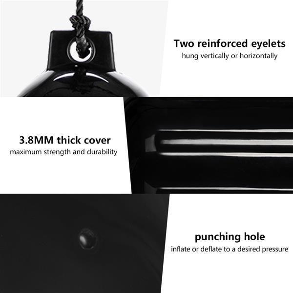 8.5"(D) x 27"(L) Outdoor Yacht Crash Float Black