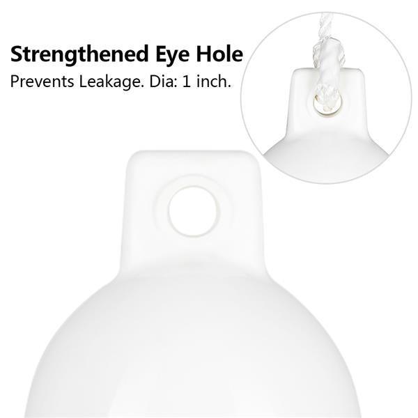 6.5"(D) x 23"(L) Outdoor Yacht Crash Float White