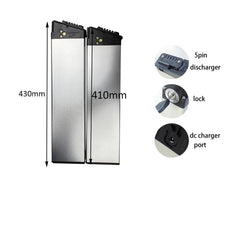 DCH-006 48V Folding Ebike Battery 12.8Ah 14Ah for ELectric XP SMLRO - VirtuousWares:Global