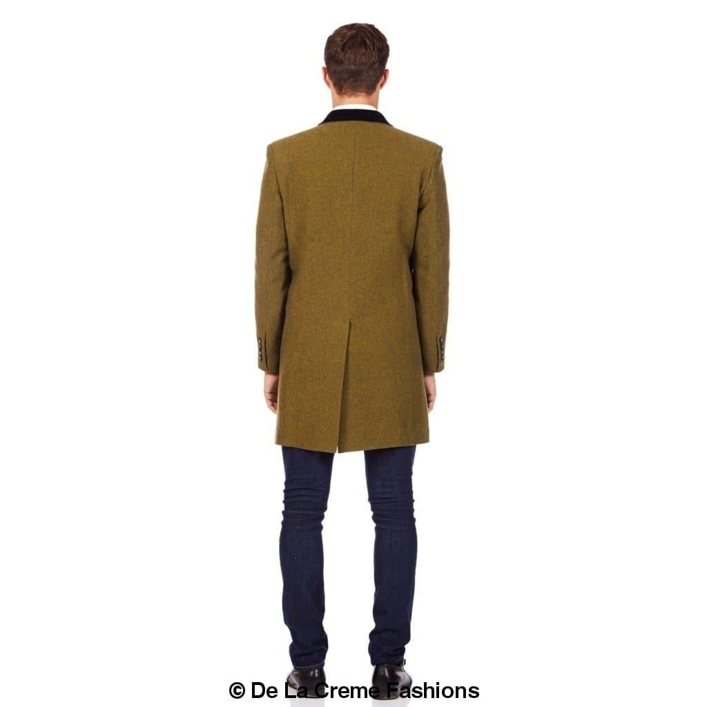 De La Creme MAN - Herringbone Design Retro Mod Coat - VirtuousWares:Global