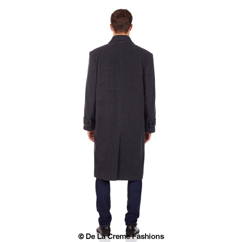 De La Creme MAN - Wool & Cashmere Long Formal Overcoat - VirtuousWares:Global